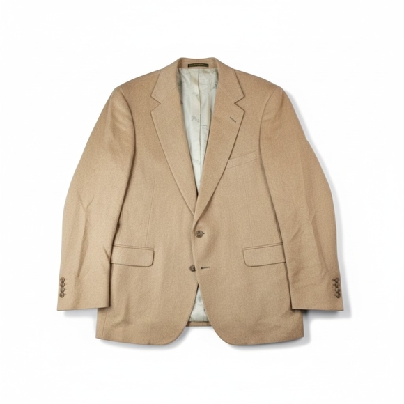 Schey’s La Crosse 100% Camel Hair Tan Blazer